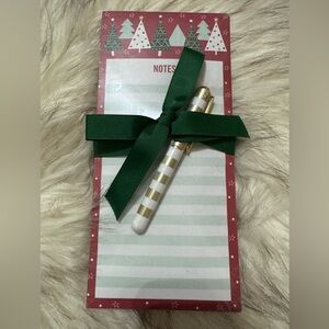 Christmas Magnetic Note Pad and Pen